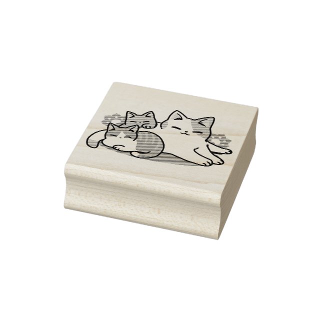 Tampons Encreurs Laze Furr Days - Cute Lazy Cats Design (Tampon)