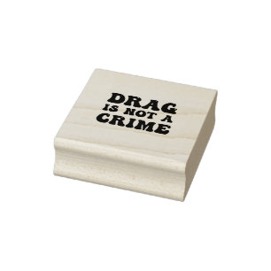 Tampons Encreurs Le Drag N'Est Pas Un Timbre Criminel