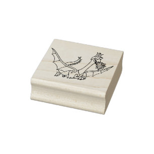 Tampons Encreurs le feu de respiration de dragon de vol