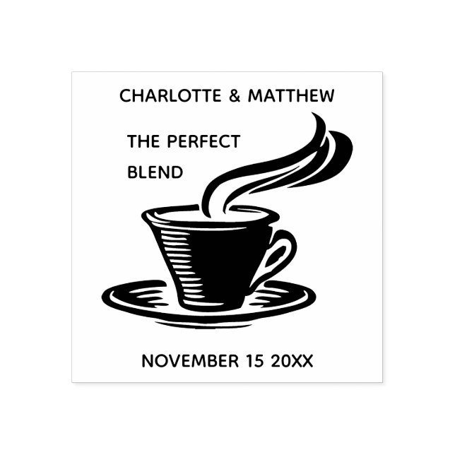 Tampons Encreurs Le Mariage De Café Mixte Parfait (Impression)
