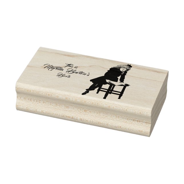 Tampons Encreurs Le nom de propriété du jeune lecteur de livre appa (Tampon)