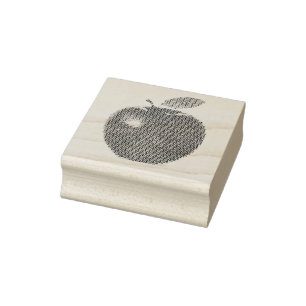Tampons Encreurs Le point croisé Apple de Faux emboutissent