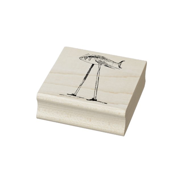 Tampons Encreurs Le poisson sur pilotis est de retour sur ses pieds (Tampon)