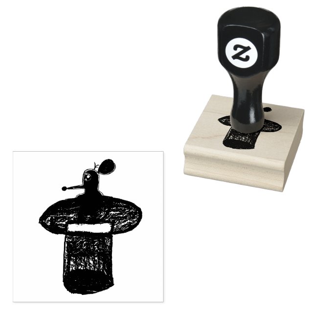 Tampons Encreurs Le Rat dans le timbre Casquette (Tamponné)