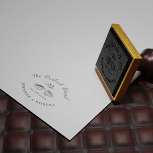 Tampons Encreurs Le Timbre Monogramme De Mélange Parfait