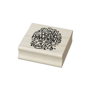 Tampons Encreurs Les chiens quittent l'empreinte sur nos coeurs