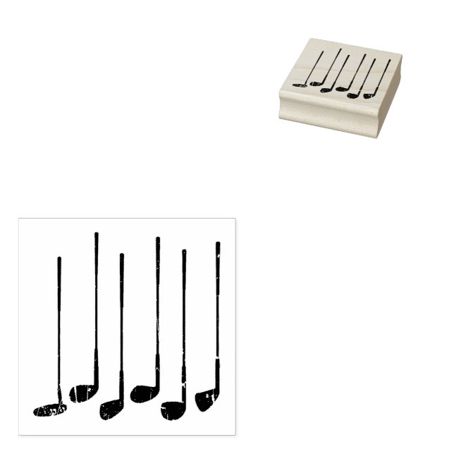 Tampons Encreurs Les clubs de golf (Tamponné)