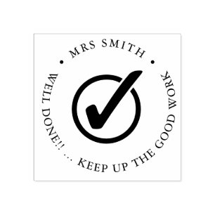 Tampons Encreurs Les devoirs de l'enseignant bien fait