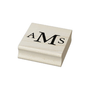 Tampons Encreurs Les initiales faites sur commande de monogramme