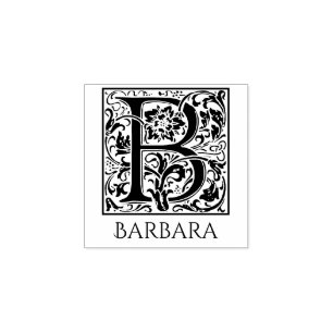 Tampons Encreurs Lettre B Vintage Première lettre avec nom