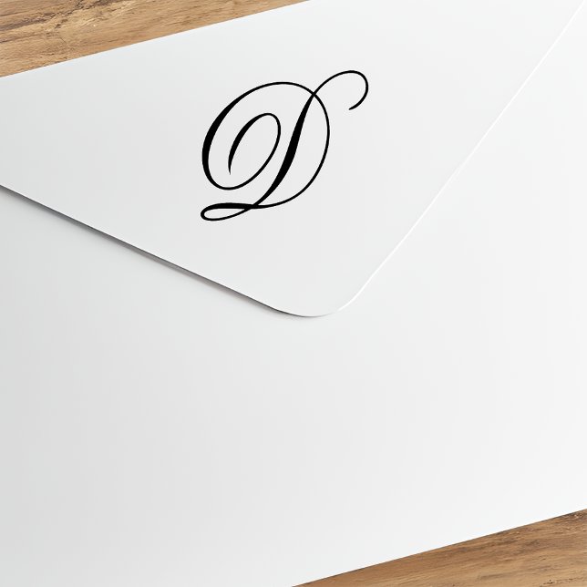 Tampons Encreurs Lettre D de la police de caractères à monogramme f (Créateur téléchargé)
