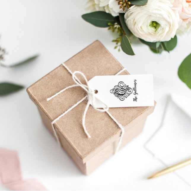 Tampons Encreurs Lettre G Nom du monogramme initial élégant (Créateur téléchargé)