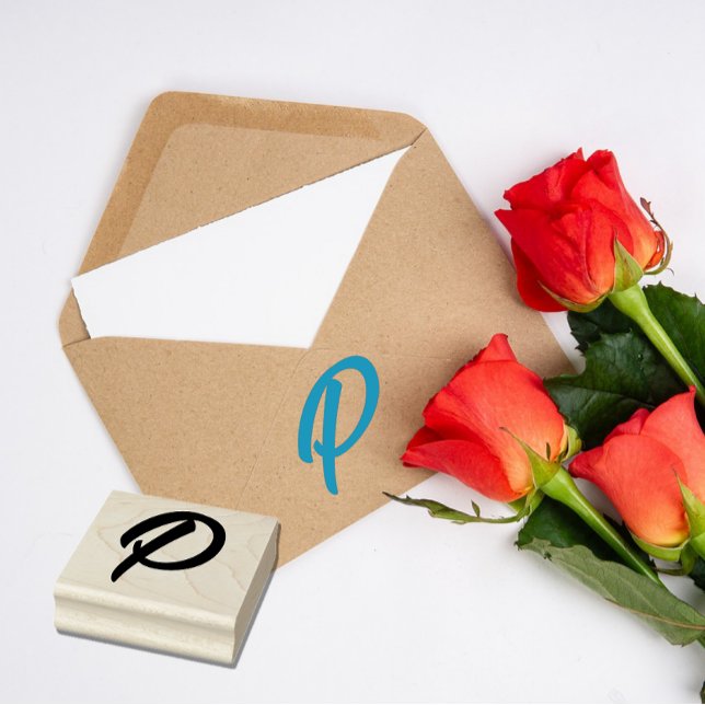 Tampons Encreurs Lettre initiale Monogramme P (Créateur téléchargé)