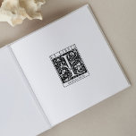 Tampons Encreurs LETTRE MONOGRAPHIQUE Fleur vintage Livre Ex Libris<br><div class="desc">Ce timbre en caoutchouc "Ex Libris" comporte une lettre vintage de monogramme de fleurs portant un nom personnalisé.</div>