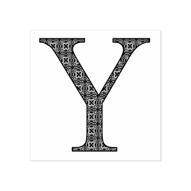 TAMPONS ENCREURS LETTRE MOYENNE DEMÂLE MOYENNE Y (Impression)