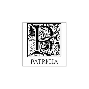 Tampons Encreurs Lettre P Vintage Première lettre Personnalisée