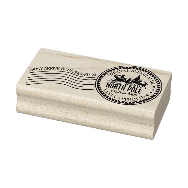 Tampons Encreurs Lettre Père Noël de Noël Pôle Nord Express Mail (Tampon)