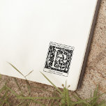 Tampons Encreurs Lettre vintage monographie florale L de la bibliot<br><div class="desc">Ce timbre en caoutchouc "From the Library Of" comporte une lettre vintage monogramme floral L portant un nom personnalisé.</div>