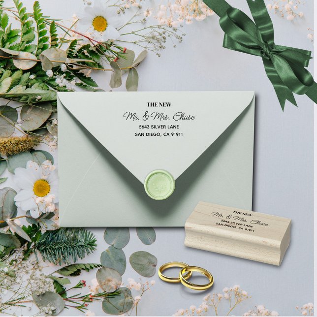 Tampons Encreurs Lettres noires simples et élégantes (Créateur téléchargé)