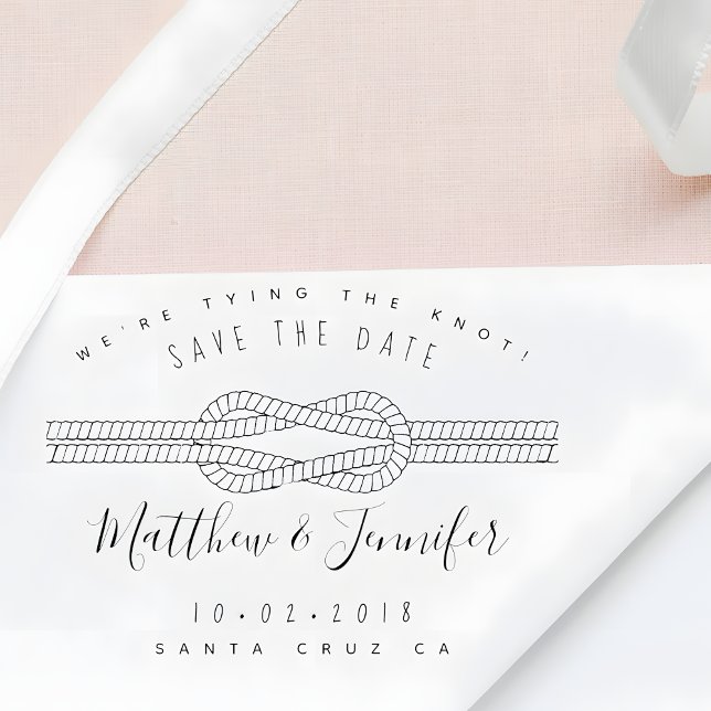 Tampons Encreurs Lier Personnellement Le Script Rustique De Knot En (Créateur téléchargé)