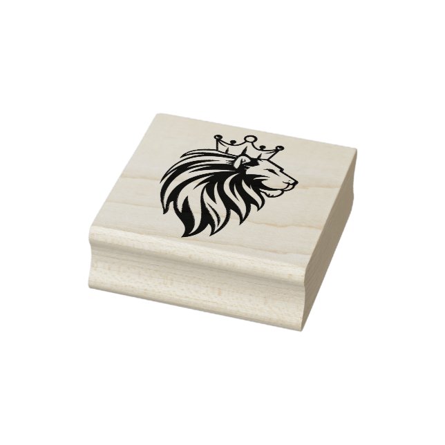 Tampons Encreurs Lion Avec Couronne - Style Or 2 (Tampon)