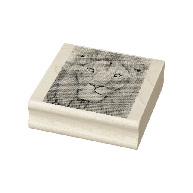 Tampons Encreurs Lion Majestueux (Tampon)