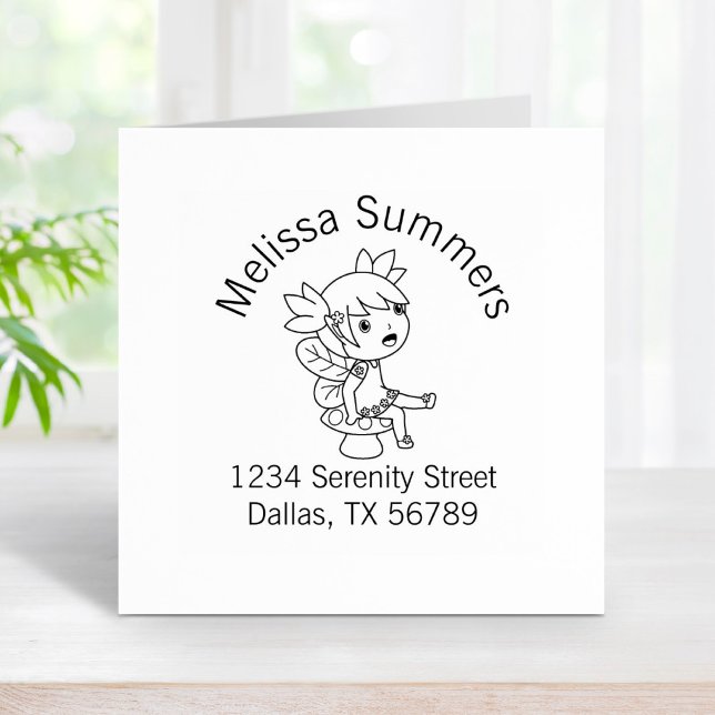 Tampons Encreurs Little Fairy sur un tabouret de Toadstool Arch Adr (Créateur téléchargé)