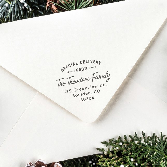 Tampons Encreurs Livraison spéciale à partir de l'adresse de retour (Créateur téléchargé)