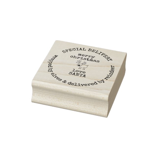 Tampons Encreurs Livraison spéciale de Père Noël Reindeer Noël (Tampon)