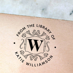 Tampons Encreurs Livre de bibliothèque personnelle classique britan