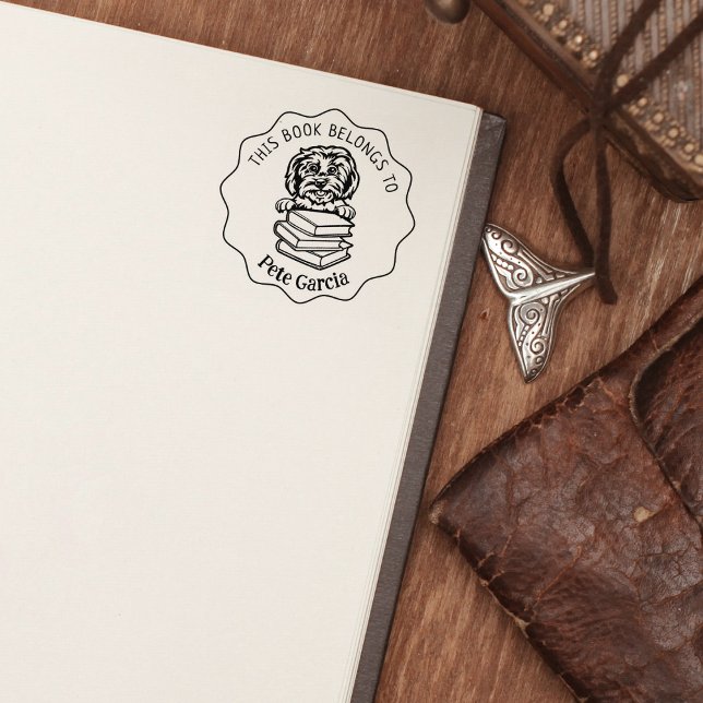 Tampons Encreurs Livre de Chien maltais mignon (Créateur téléchargé)