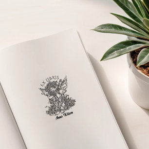 Tampons Encreurs Livre de la bibliothèque vintage