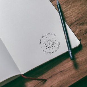 Tampons Encreurs Livre initial de la bibliothèque Vintage Sun