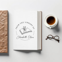LIVRE STAMP Bibliothèque personnalisée Embosser St