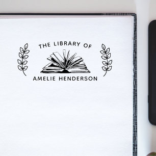 Tampons Encreurs Livre vintage Botanique De La Bibliothèque