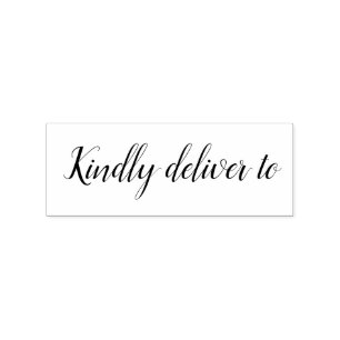 Tampons Encreurs Livrer au timbre caoutchouc calligraphie