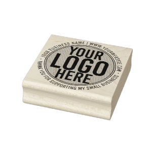 Tampons Encreurs Logo blanc moderne minimaliste sur mesure