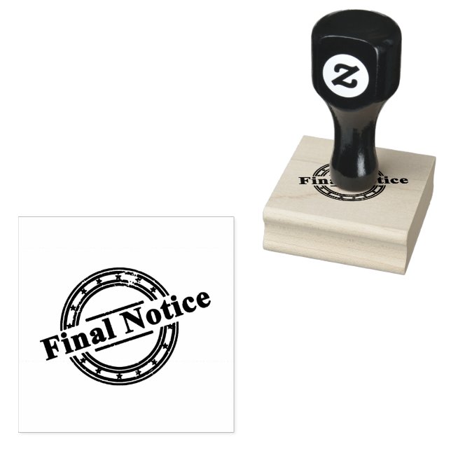 Tampons Encreurs Logo Cercle d'avis final élégant Compact Jet Black (Tamponné)