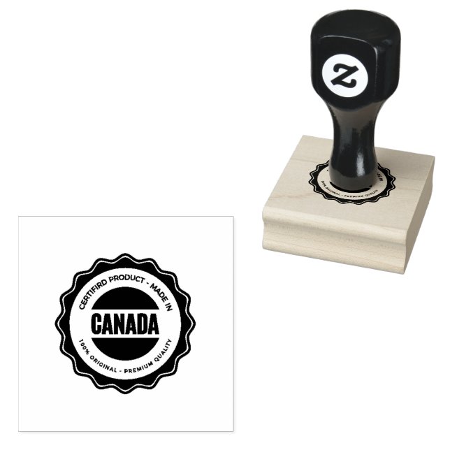 Tampons Encreurs Logo Compact Canada Qualité Professionnelle Encre  (Tamponné)