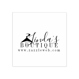Tampons Encreurs Logo de cintre de vêtements de boutique en ligne  
