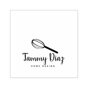 Tampons Encreurs Logo de Cupcake Fouet de Boulanger