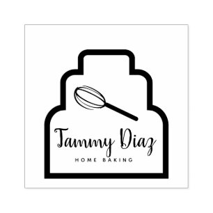Tampons Encreurs Logo de gâteau de boulangerie à la miette