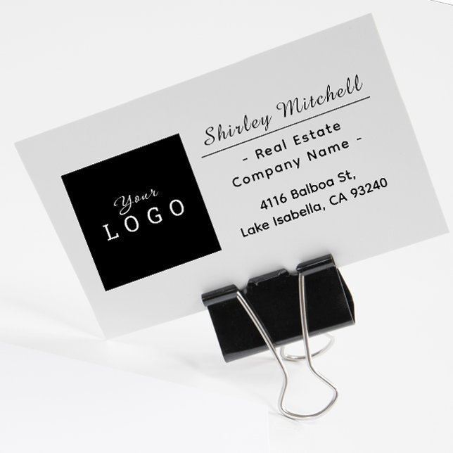 Tampons Encreurs Logo de la société immobilière Nom personnalisé &  (Créateur téléchargé)