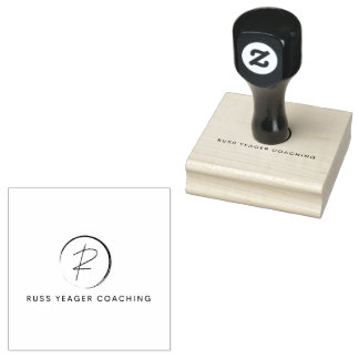 Tampons Encreurs Logo de signature de coaching Russ Yeager