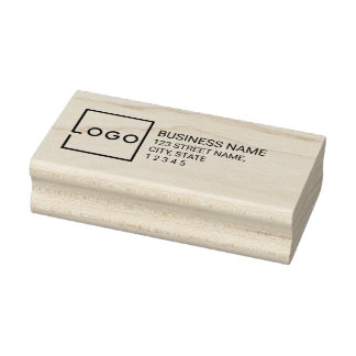 Tampons Encreurs Logo de société personnalisé moderne Adresse de re