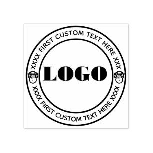 Tampons Encreurs Logo d'entreprise de Noël modèle slogan site