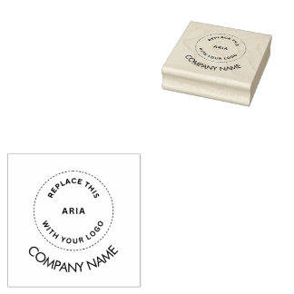Tampons Encreurs Logo d'entreprise minimaliste Nom de l'entreprise 