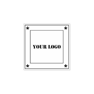 Tampons Encreurs Logo d'entreprise personnalisé Carré Timbre en cao