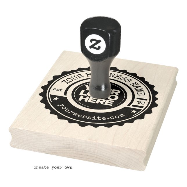 Tampons Encreurs Logo d'entreprise personnalisé Grand Timbre en cao (Custom Business Logo Large Cool Corporate Rubber Stamp)