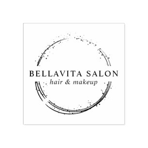 Tampons Encreurs Logo du salon du cercle Abstrait